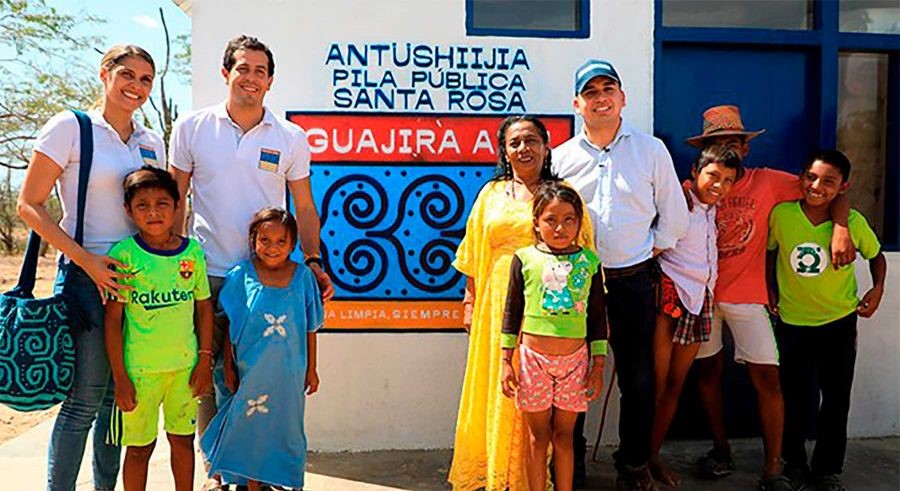 Pila Pública Santa Rosa de Guajira Azul. Foto: archivo. MVCT