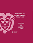 Portada informe de gestión 2016