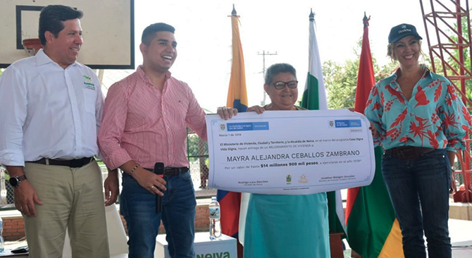 Dos mil familias en Neiva se beneficiaran con Casa Digna Vida Digna