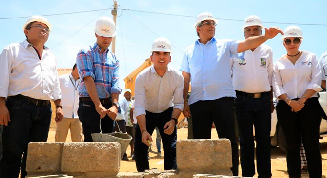 Minvivienda hizo recorrido por La Guajira para anunciar inversiones en materia de vivienda y revisar funcionamiento de las Pilas Publicas