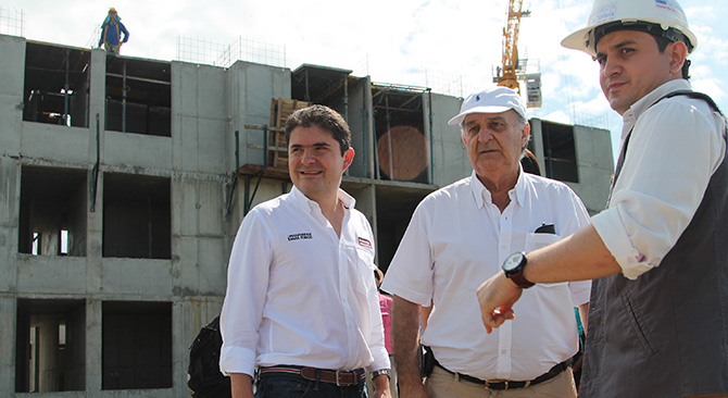 Minvivienda verificó hoy en La Dorada obras de acueducto, alcantarillado y vivienda por más de $35.000 millones que benefician a 70.000 caldenses