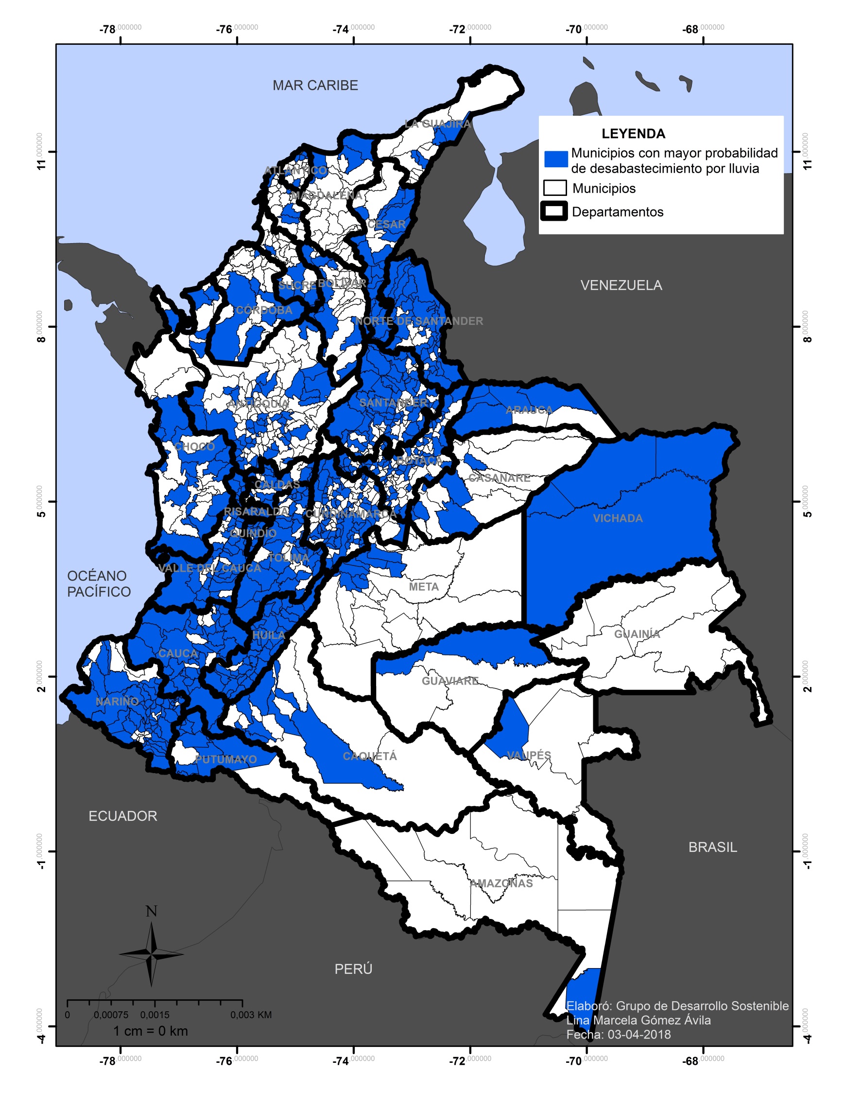620 municipios del pais con probabilidad de desabastecimiento de agua por temporada de lluvias