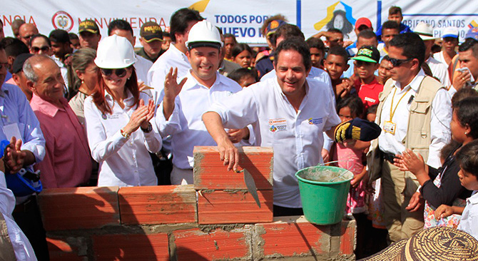 arranco la construccion de 570 viviendas gratis para los municipios de nueva granada chibolo y tenerife en magdalena