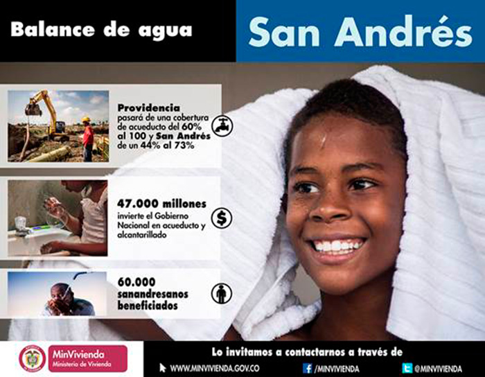 Inversiones por $47.000 millones para acueductos y alcantarillados benefician a 60.000 habitantes de San Andrés, Providencia y Santa Catalina