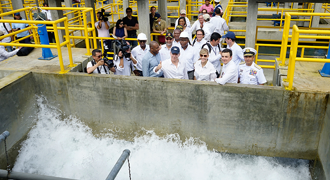 Gobierno Nacional inauguro planta de tratamiento de agua potable en Buenaventura