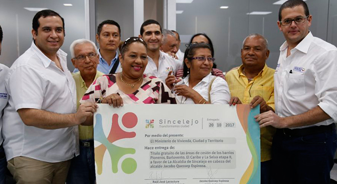 Minvivienda firmo convenio de cooperacion para legalizar 639 predios en Sincelejo Sucre