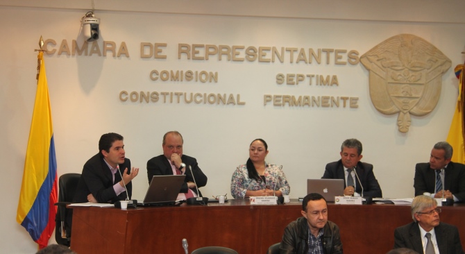 Continua en Comision VII de Camara de Representantes la discusion del proyecto de ley Vivienda Segura
