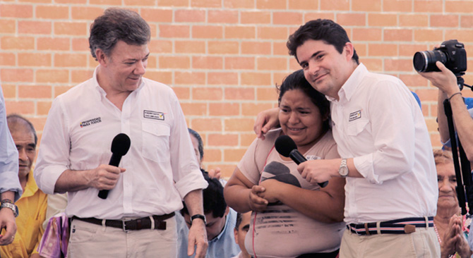 Este jueves Gobierno Santos termina las primeras 100 mil viviendas gratis