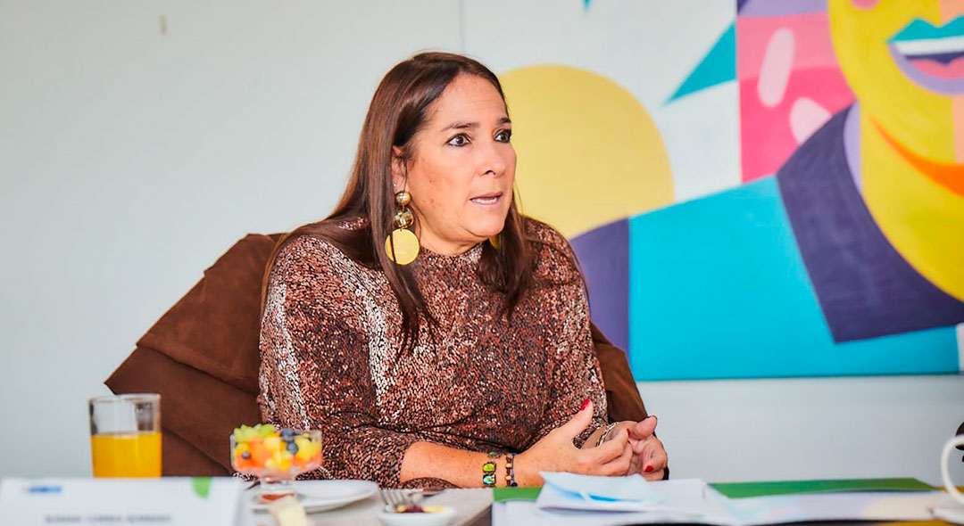 Ministra Susana Correa. Foto Sharon Duran (MVCT)