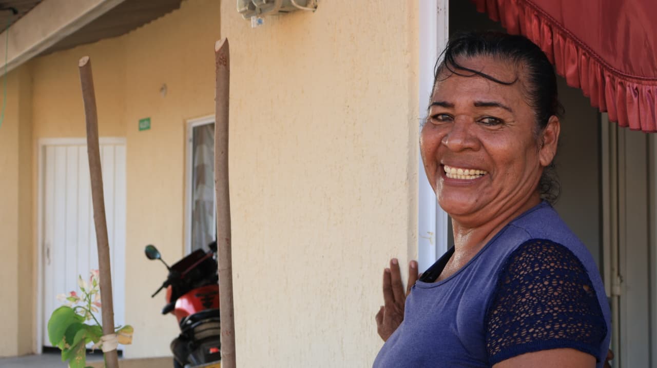 FOTOGRAFÍA BENEFICIARIA MEJORAMIENTO PARA VÍCTIMAS DEL CONFLICTO 01