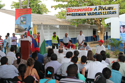 Ministro Vargas Lleras inauguró alcantarillado de Pivijay, Magdalena