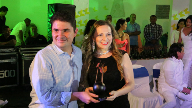 Ministro Luis Felipe Henao recibio en Santa Marta el premio Personaje del año Caribe 2014