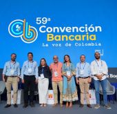 FOTOGRAFIA MINISTRA DE VIVIENDA, CIUDAD Y TERRITORIO, HELGA MARÍA RIVAS ARDILA DURANTE EL PANEL ‘LAS VOCES DE LAS CIUDADES’ DE LA 59ª CONVENCIÓN BANCARIA