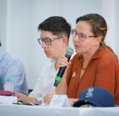 FOTOGRAFIA MINISTRA DE VIVIENDA HELGA MARIA RIVAS EN CONSEJO DE MINISTROS