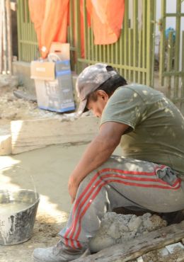 FOTOGRAFÍA, MEJORAMIENTO DE VIVIENDA EN EJECUCIÓN