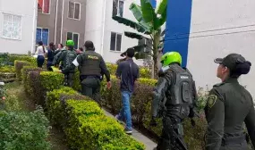 Operativo realizado por la Policía. Foto: Alcaldía de Ibagué.