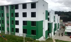 Urbanización Villa Aurora en Potosí, Nariño. Foto: Cortesía de la alcaldía de Potosí.