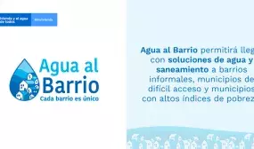 Programa Agua al Barrio. Diseño: Lizeth Carrero. MVCT.
