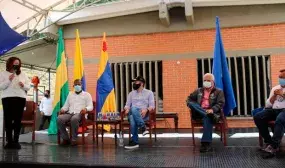 Acto de entrega oficial Planta de Tratamiento Palacé en Popayán. Foto: Sharon Durán MVCT.
