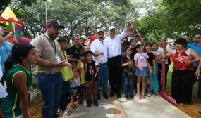 FOTOGRAFIA MINVIVIENDA ENTREGA PARQUE RECREODEPORTIVO EN YOPAL 01