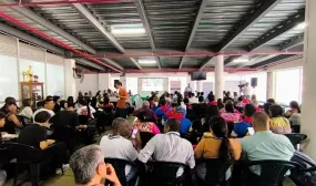 FOTOGRAFIA VICEMINISTERIO DE AGUA Y SANEAMIENTO BASICO EDWARD LIBREROS EN EVENTO RETOS Y OPORTUNIDADES DE LA LEY DE COMPETENCIAS