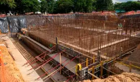 Obras del Acueducto Metropolitano Franciso de Paula Santander, en Norte de Santander. Foto: cortesía Gobernación Norte de Santander