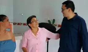 Viceministro de Vivienda entrega mejoramientos de Vivienda en Cartagena, Bolívar. Foto: Cortesía Corvivienda