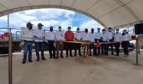 Corte de cinta obras Tame, Arauca. Foto: Viceministerio de Agua (MVCT)