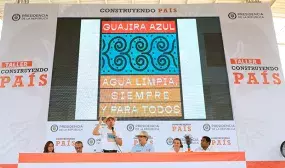 Guajira Azul el plan del Gobierno Nacional para llevar agua al departamento Guajira Azul el plan del Gobierno Nacional para llevar agua al departamento
