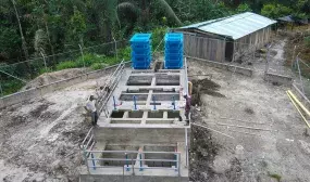Obras de alcantarillado de Medio Atrato. Foto: Dirección de Infraestructura. (MVCT)