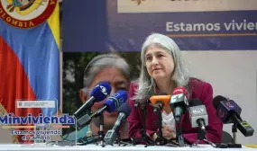 Rueda de prensa Ajustes a Mi Casa Ya. Foto: Sharon Durán (MVCT)