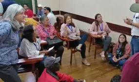 El propósito de este Gobierno es escuchar las experiencias y propuestas de la comunidad para las estrategias del sector, definiendo acciones desde Minvivienda. Foto: Dania Asprilla (MVCT)