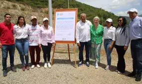 Ministra de Vivienda firma convenios para la ejecución de diversos proyectos de agua potable, saneamiento básico y viviendas dignas en el departamento. Foto: Sharon Duran (MVCT)