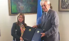 Minvivienda y ONU Habitat firman memorando para implementar la nueva agenda urbana mundial en Colombia Minvivienda y ONU Habitat firman memorando para implementar la nueva agenda urbana mundial en Colombia
