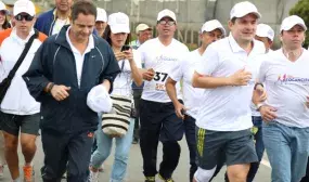 Ministro Henao Cardona correra este domingo por los heroes de Colombia Ministro Henao Cardona correra este domingo por los heroes de Colombia