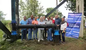 La optimización de redes de acueducto en el corregimiento de Guabitas y un parque recreodeportivo, en Palmira, algunas de las obras entregadas por el Gobierno. Fotos: Sharon Durán (MVCT).