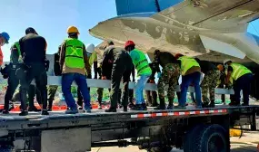 Descargue de la planta desalinizadora en Providencia. Foto: Dirección de Política y Regulación (MVCT)
