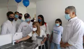 La continuidad del servicio de agua potable, otra de las tareas que está cumpliendo el Gobierno Nacional en el departamento del Atlántico. Foto: René Valenzuela (MVCT)