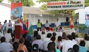 Ministro Vargas Lleras inauguró alcantarillado de Pivijay, Magdalena