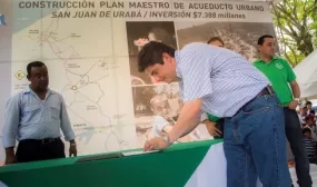 Por fin, San Juan de Urabá, Antioquia, tendrá acueducto Por fin, San Juan de Urabá, Antioquia, tendrá acueducto