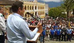 Vargas Lleras oficializa tres contratos por 29 mil millones de pesos para agua y saneamiento básico en Boyacá