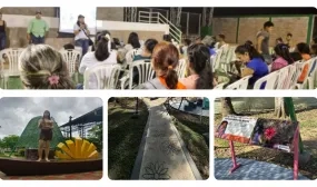 FOTOGRAFIA ENTREGA PARQUE RECREODEPORTIVO EN GUAINÍA