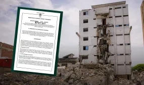 FOTOGRAFIA DECRETO PARA PROTEGER HOGARES AFETADOS POR EL TERREMOTO