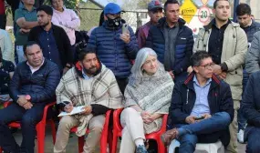 En Boyacá, la ministra Catalina Velasco dijo que se debe invertir en infraestructura para contrarrestar la problemática generada por los residuos y que se trabajará en equipo. Foto: Dania Asprilla (MVCT).