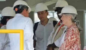 Ministra de Vivienda reitera que una de las prioridades del presidente Petro es el Plan Maestro de Acueducto y Alcantarillado de Quibdó. Foto: Sharon Durán (archivo MVCT)..
