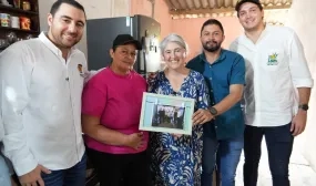 Minvivienda transforma la calidad de vida de las familias colombianas con el programa Cambia Mi Casa. Foto: Sharon Durán (archivo MVCT)..