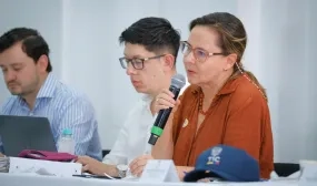 FOTOGRAFIA MINISTRA DE VIVIENDA HELGA MARIA RIVAS EN CONSEJO DE MINISTROS