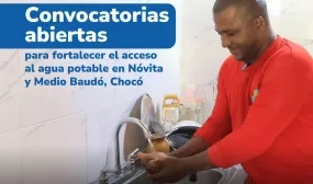 Fotografia convocatoria acceso al agua potable en Chocó