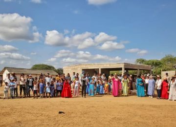 Minvivienda, organismos de cooperación internacional y sector privado, unieron esfuerzos para rehabilitar dos pozos de agua potable en La Guajira. Foto: Sharon Durán (MVCT)