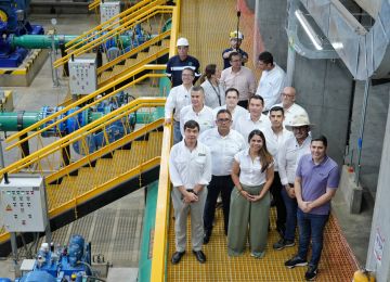 FOTOGRAFÍA SE OFICIALIZA LA ENTREGA Y PUESTA EN MARCHA DEL ACUEDUCTO METROPOLITANO